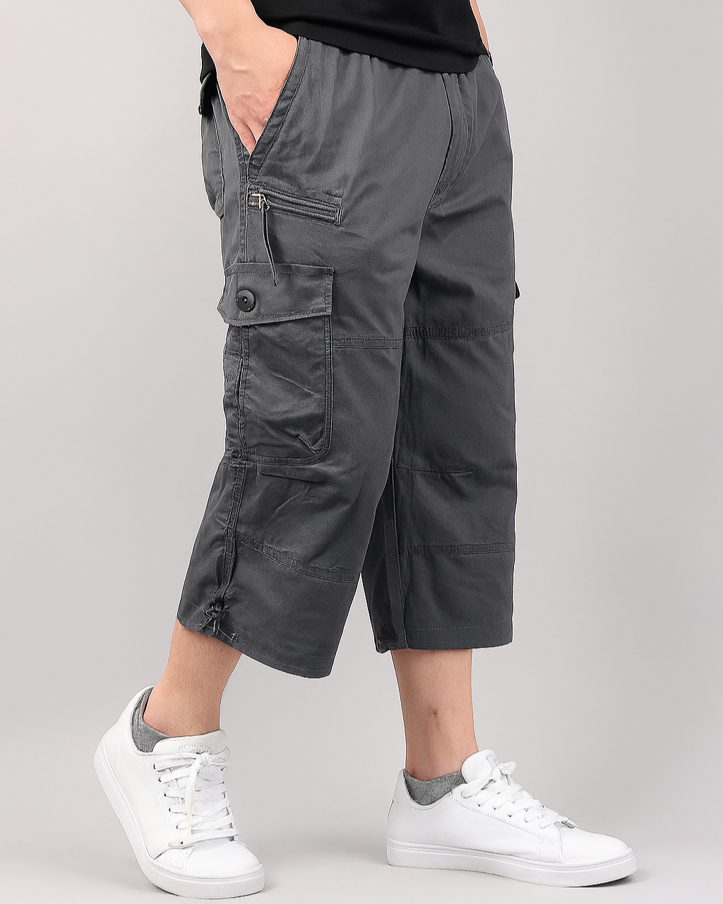 Heren Korte Broek Cargo Met Relaxte Pasvorm 2