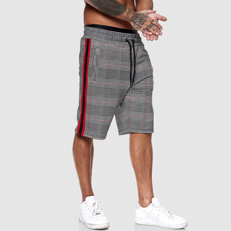 Heren Korte Broek Geruit Casual Stijl 5