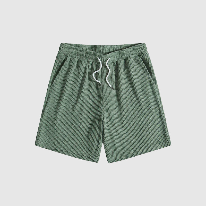 Heren Korte Mouwen Overhemd en Short Set Casual 8
