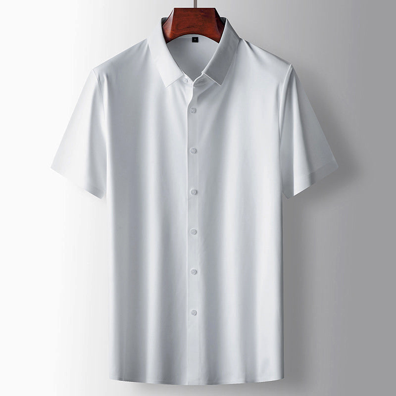 Heren Korte Mouwen Shirt Met Knoopsluiting 2