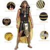 Heren Kostuum Set Egyptische Farao Stijl voor Cosplay en Feest 3