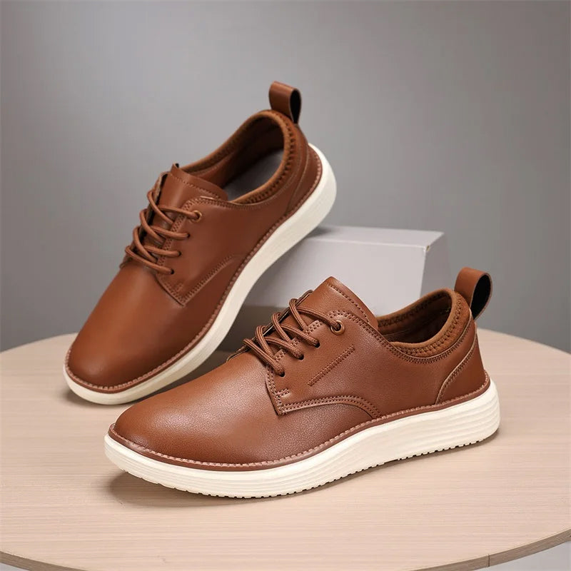 Heren Leren Schoenen Lecco Stijlvol 0