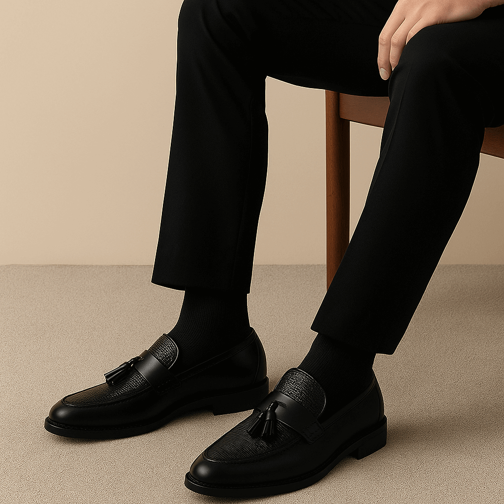 Heren Loafers Met Geweven Kwastjes Stijl 2