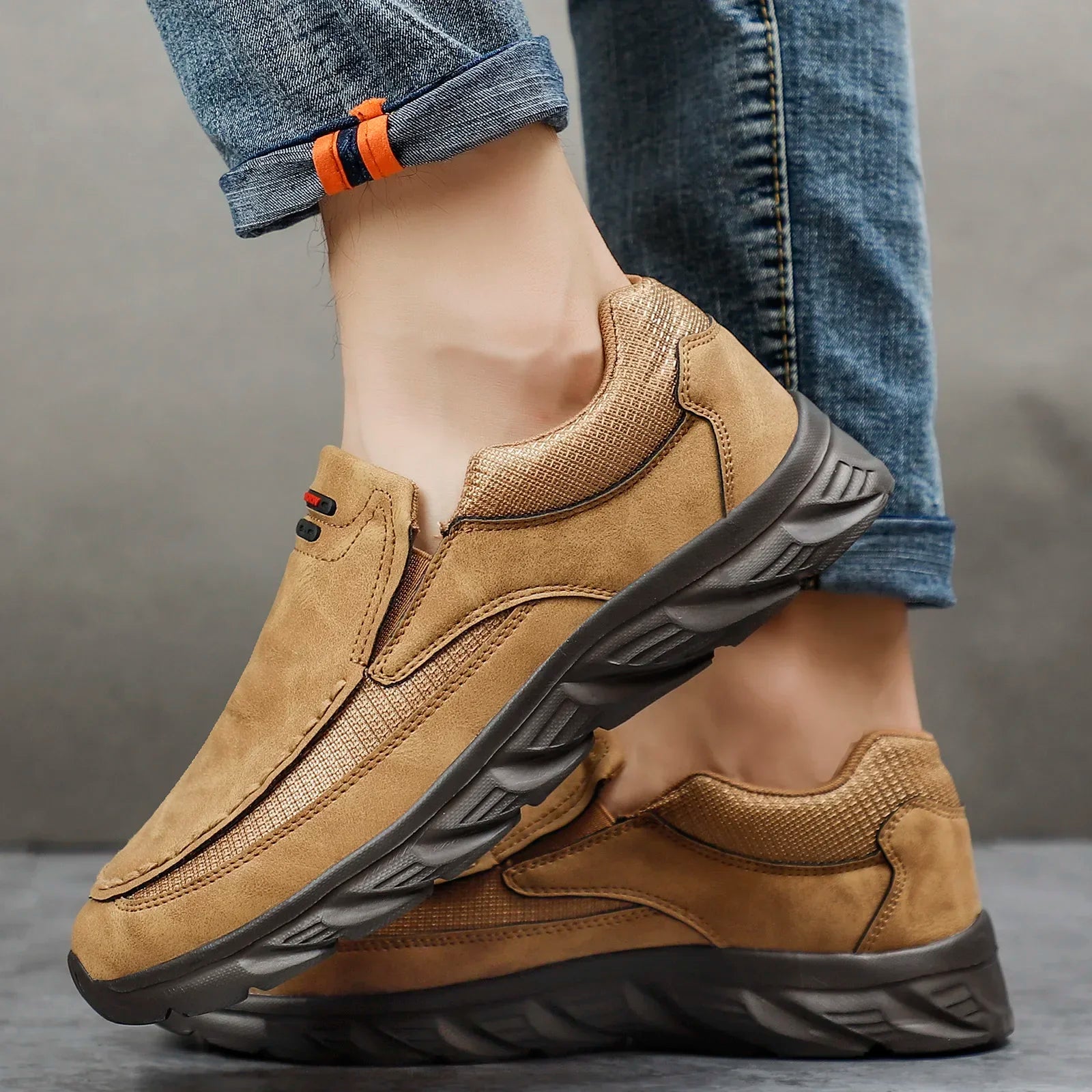 Heren Loafers Sneakers Retro Handgemaakt Casual Schoenen 4