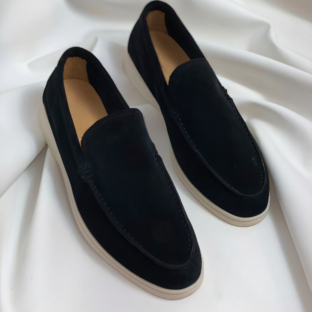 Heren Loafers Vintage Stijl PU-leer Zwart Instappers 0