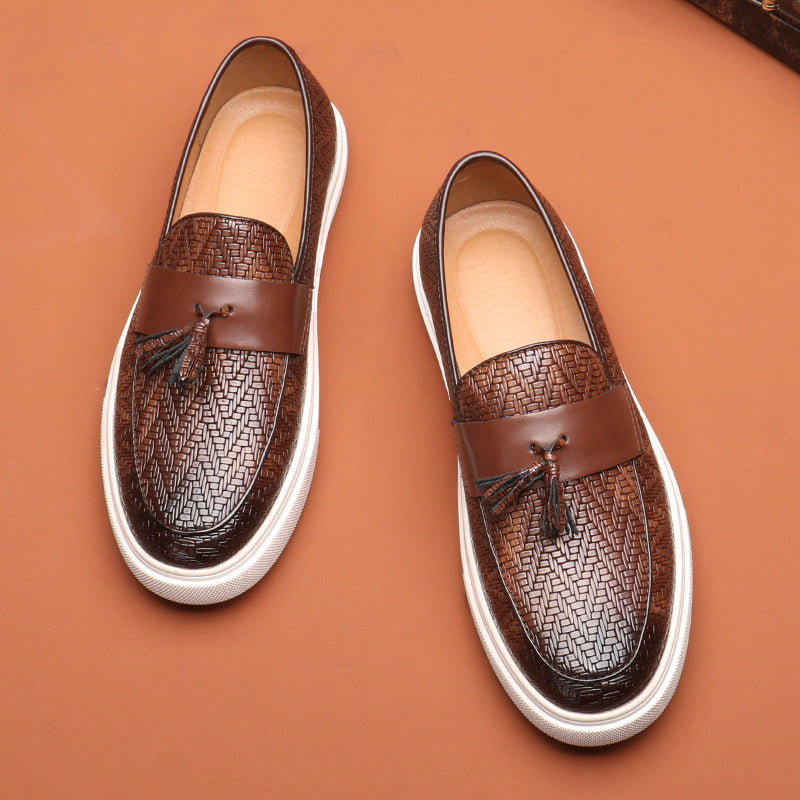 Heren Loafers met Kwastjes Casual Stijl 4