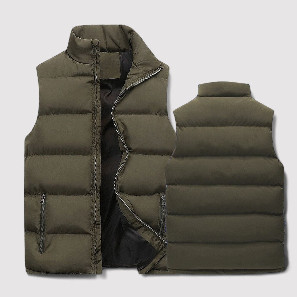 Heren Mouwloos Donsjack Modern 3