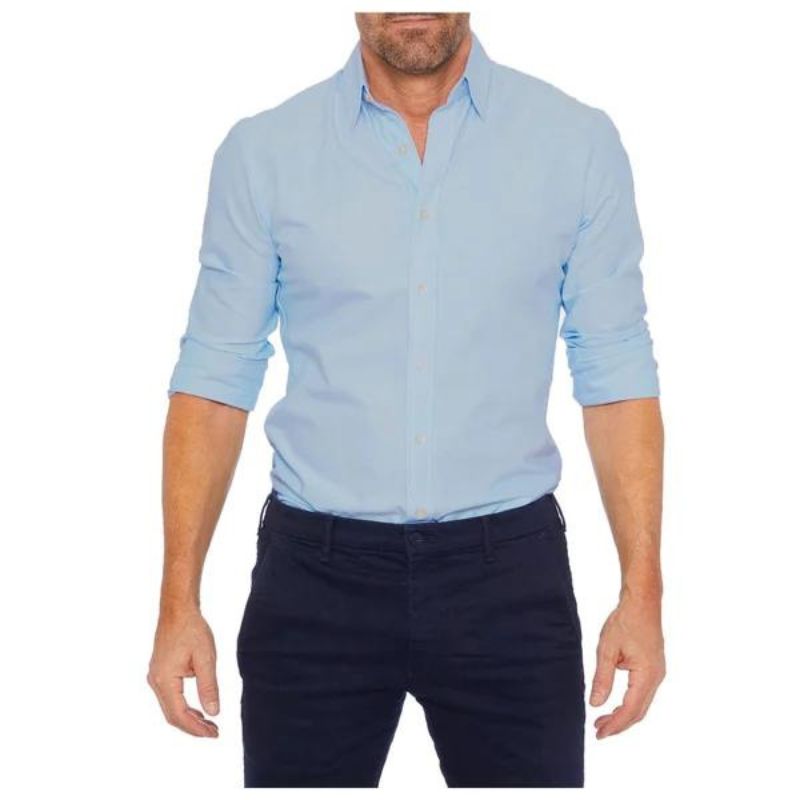 Heren Overhemd Casual Met Ritssluiting Moderne Stijl 12