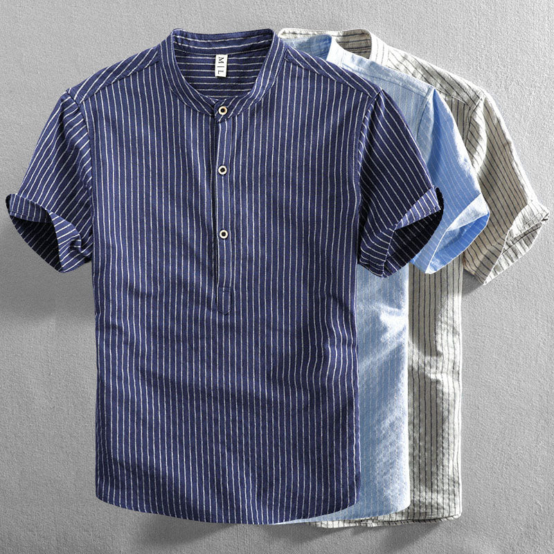 Heren Overhemd Gestreept Casual 5
