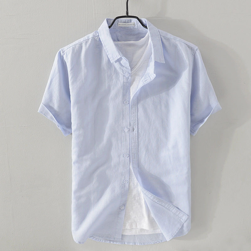Heren Overhemd Korte Mouwen Casual 1