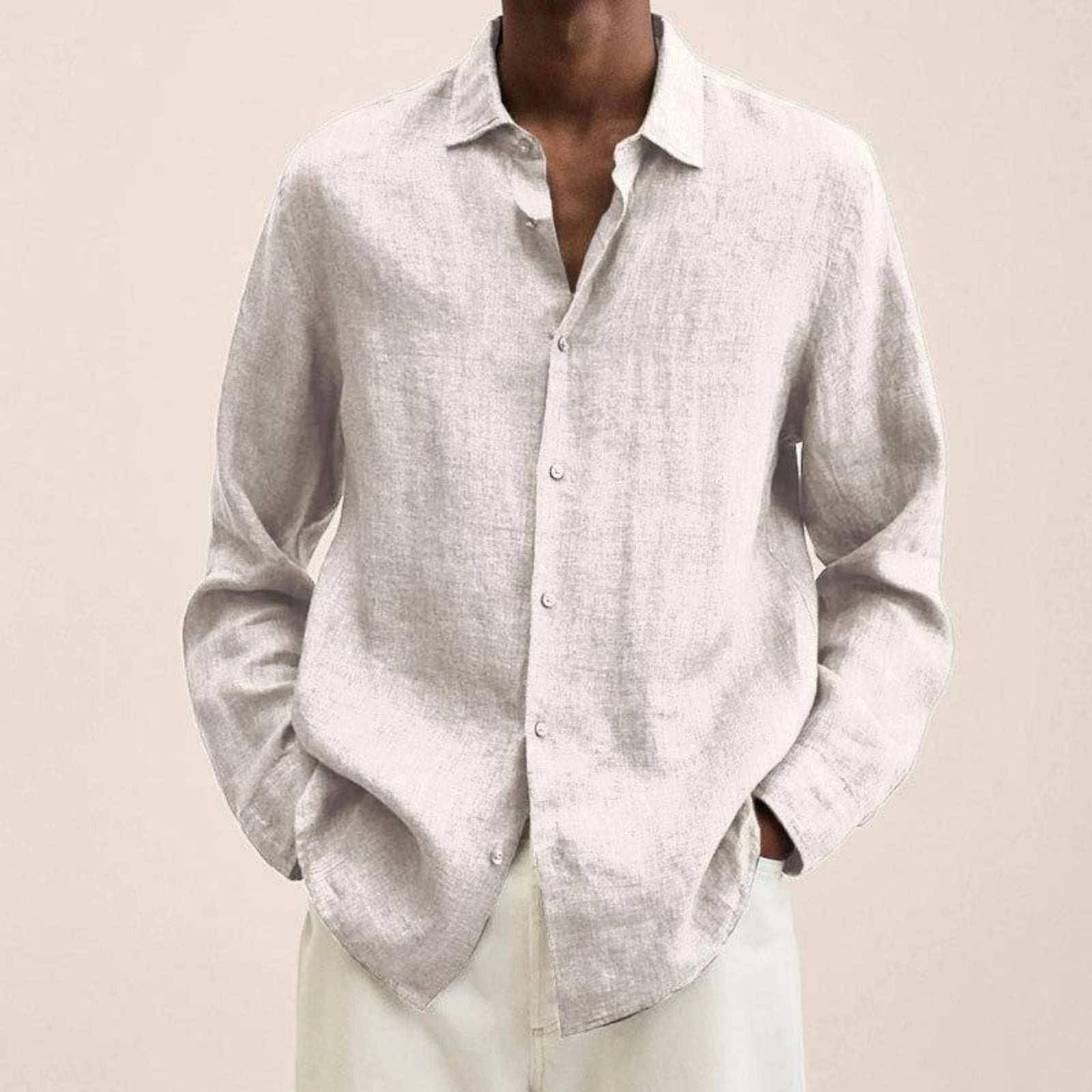 Heren Overhemd Slim-Fit Klassiek 6