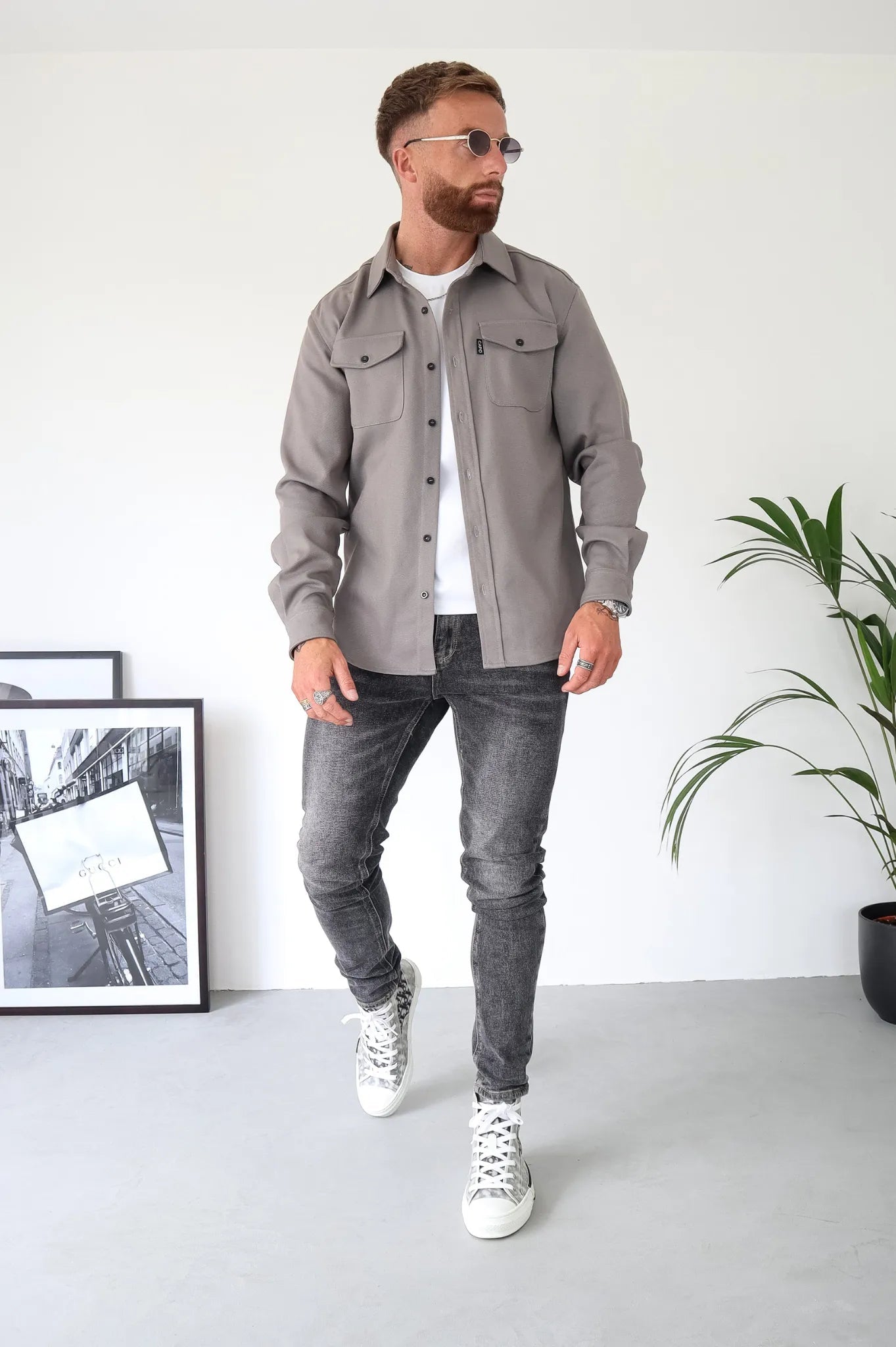 Heren Overhemdjack Modern Stijlvol voor Casual en Formele Gelegenheden 3