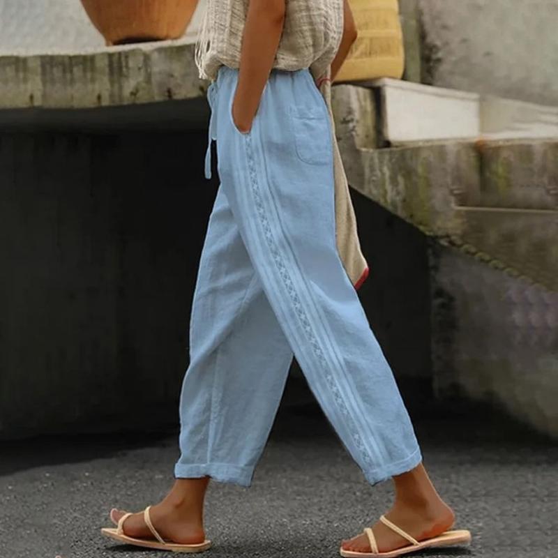 Heren Pantalon Casual Rechte Broek Met Praktische Zakken 1