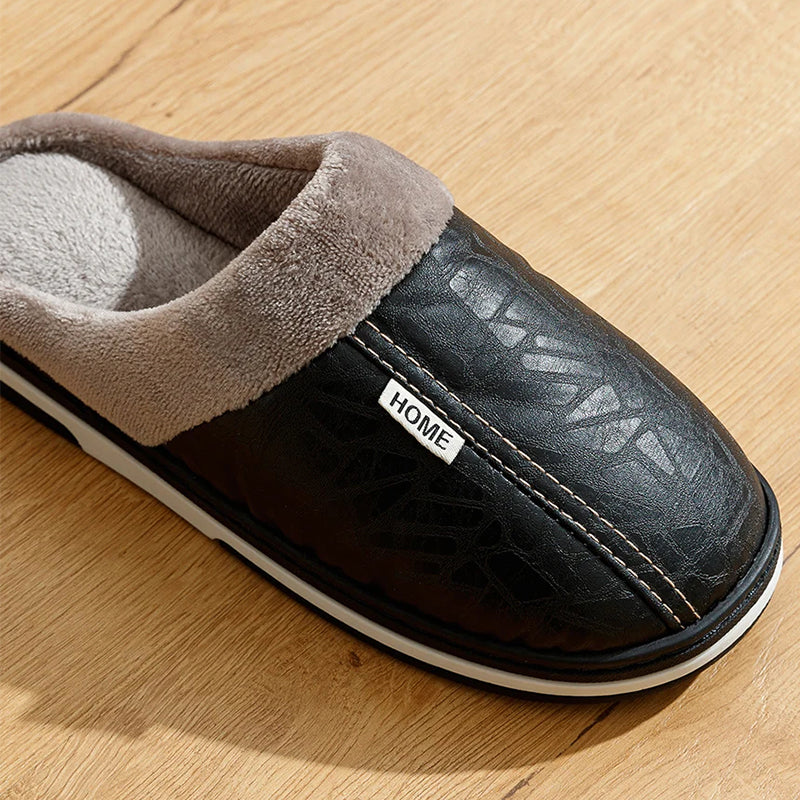Heren Pantoffels Met Pluche Voering 6