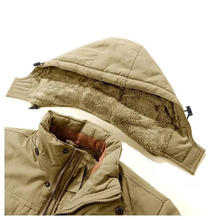 Heren Parka met Capuchon en Cargozakken 8
