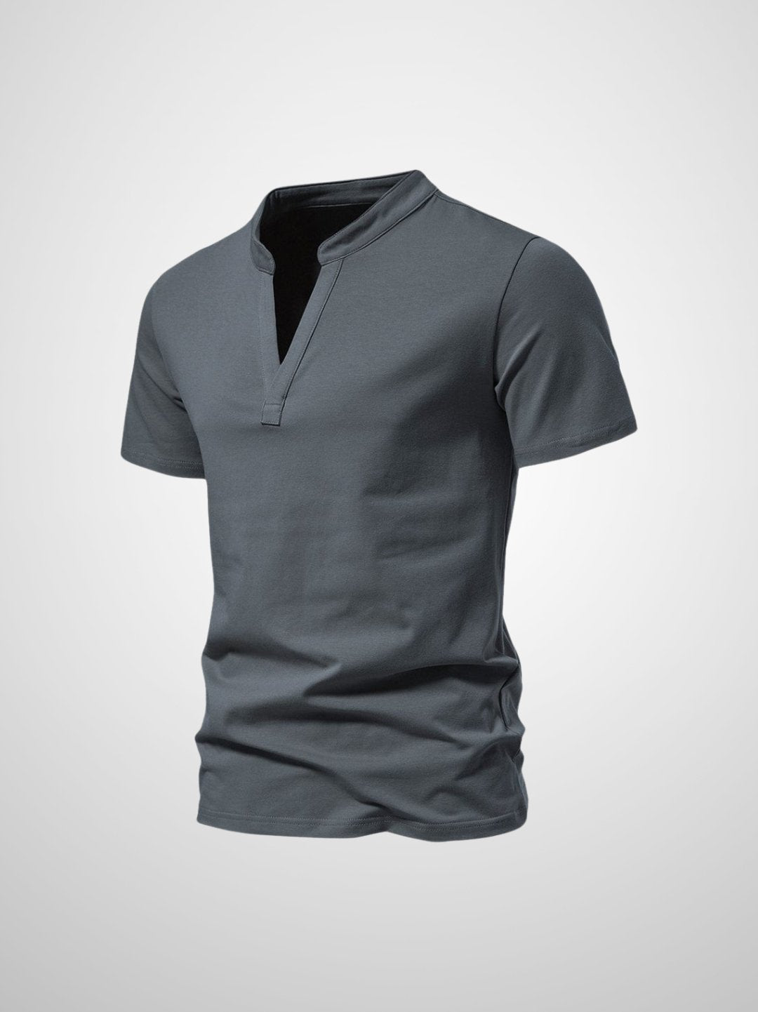 Heren Polo Poloshirt V-Hals Katoen Casual Met Korte Mouwen 2