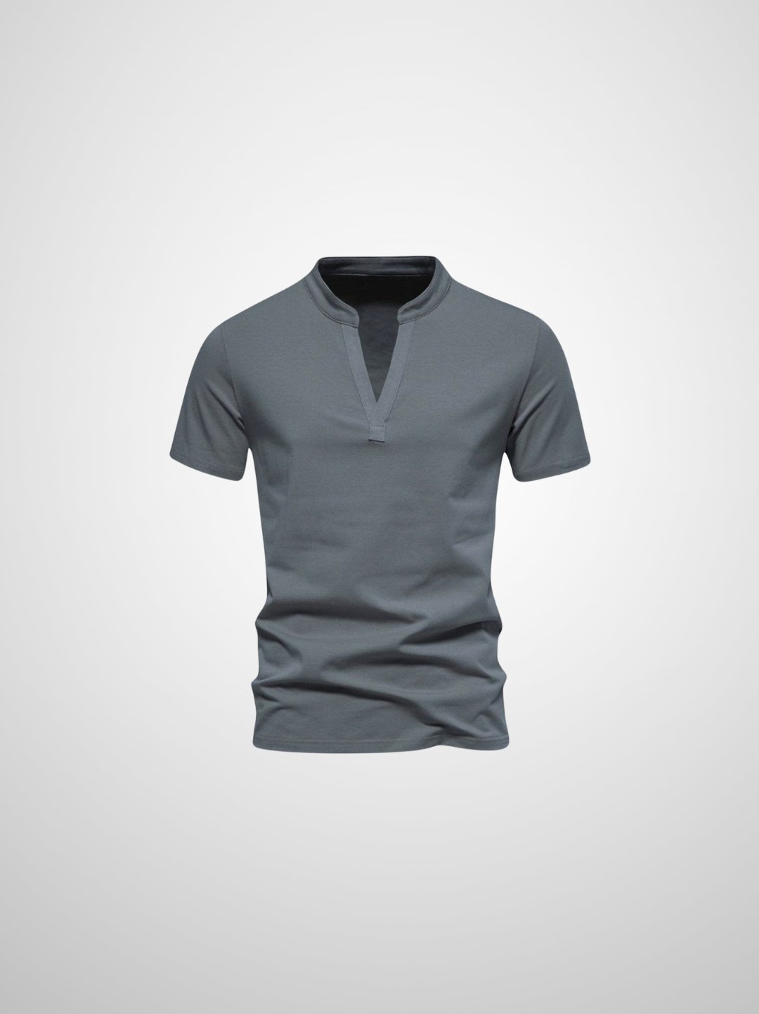 Heren Polo Poloshirt V-Hals Katoen Casual Met Korte Mouwen 9