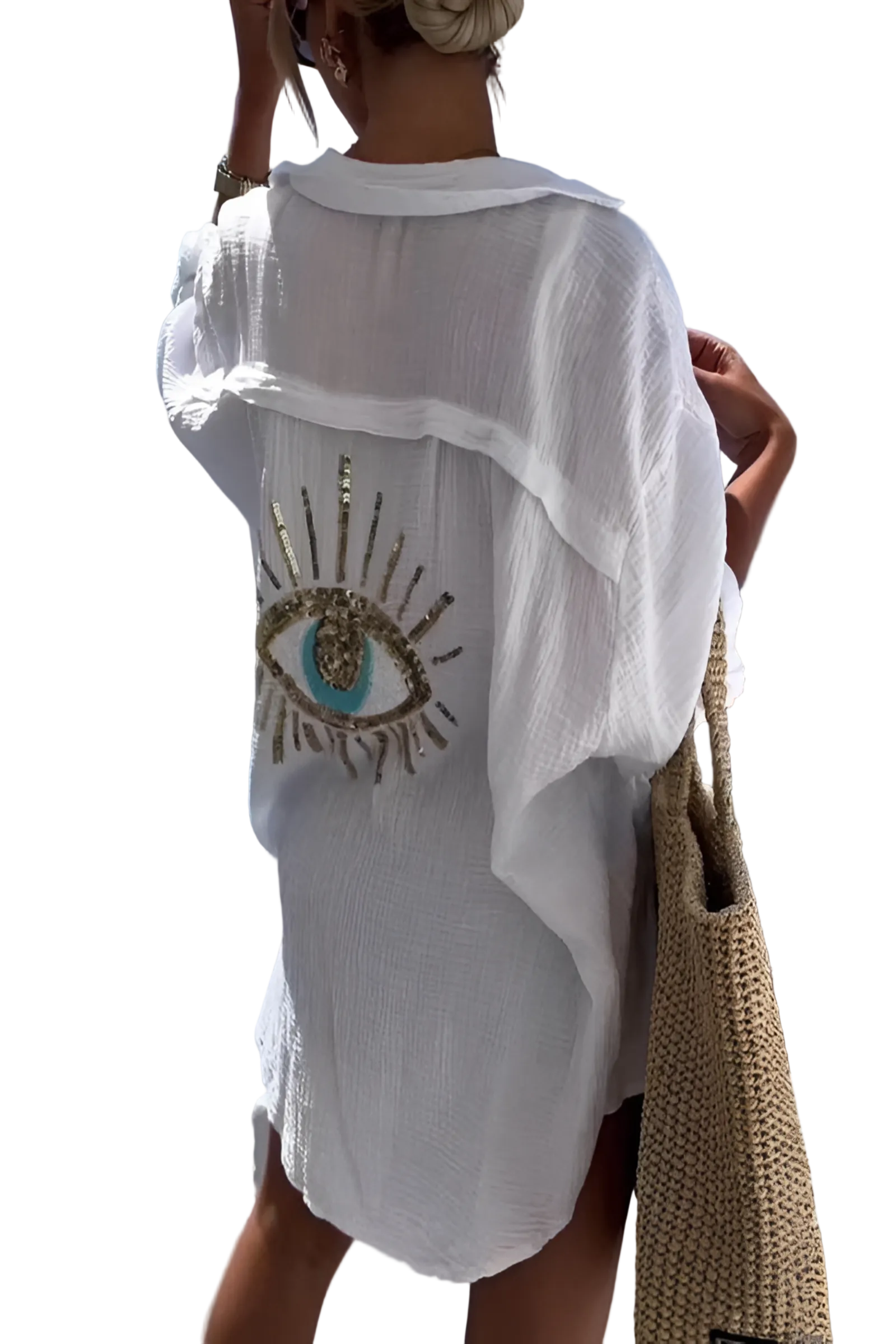 Heren Polo Shirt Met Kralen Design Casual Look 0