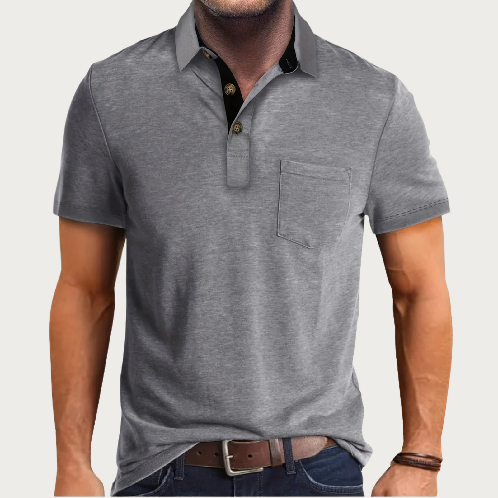 Heren Poloshirt Klassiek Stijl 1