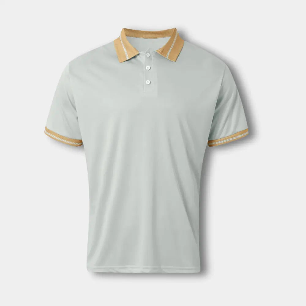 Heren Poloshirt Korte Mouwen Met Contrasterende Kraag 3