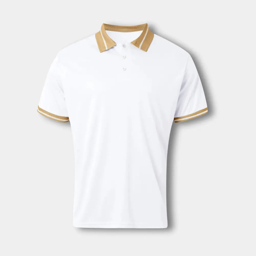 Heren Poloshirt Korte Mouwen Met Contrasterende Kraag 8