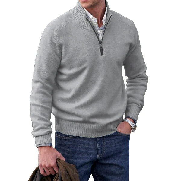 Heren Poloshirt Met Hoge Kraag Voor Koude Dagen 11
