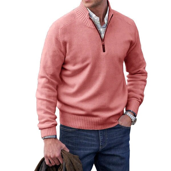 Heren Poloshirt Met Hoge Kraag Voor Koude Dagen 6