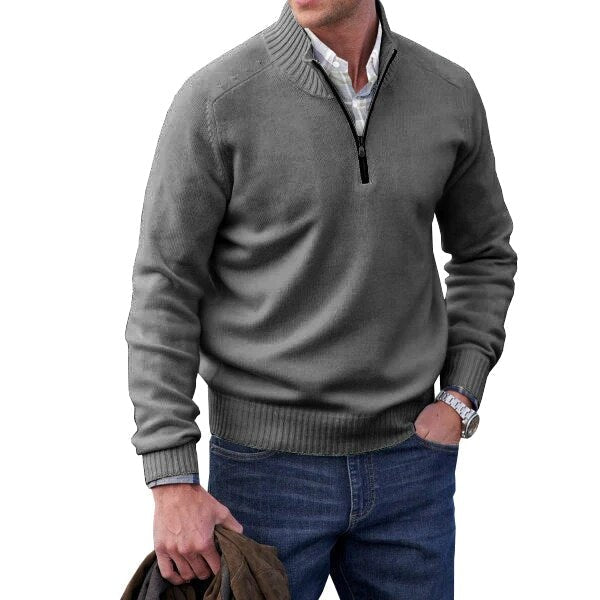 Heren Poloshirt Met Hoge Kraag Voor Koude Dagen 8