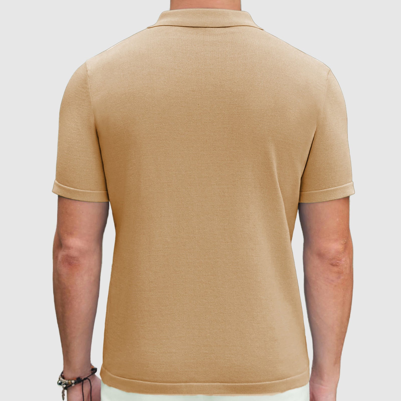 Heren Poloshirt Met Rits Kraag 4