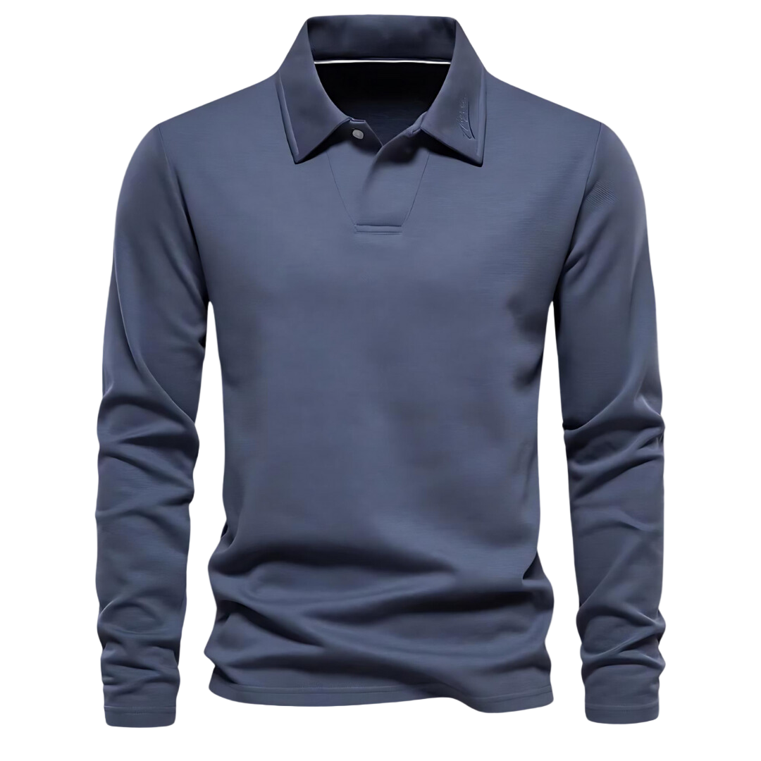 Heren Poloshirt met Lange Mouwen Casual 0