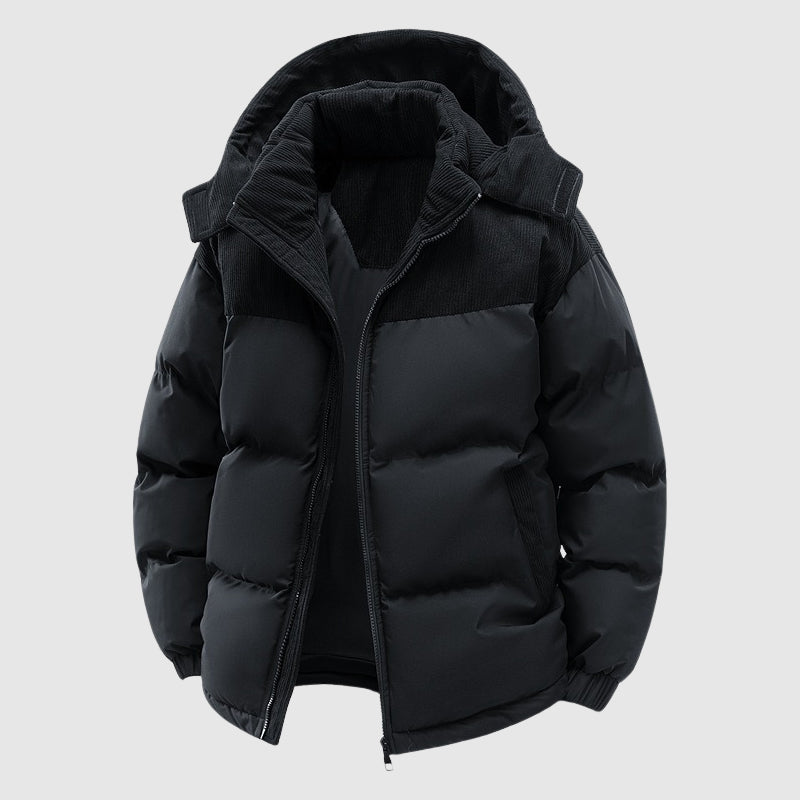 Heren Puffer Winterjas met Rits 1