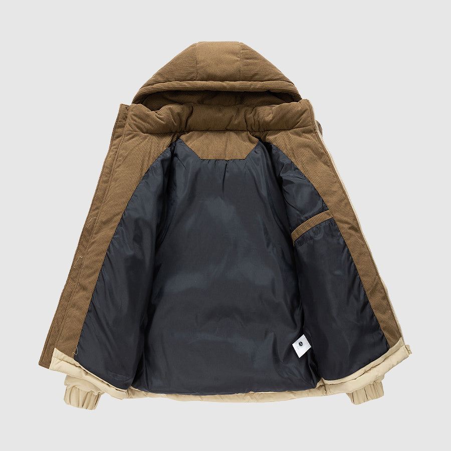Heren Puffer Winterjas met Rits 7