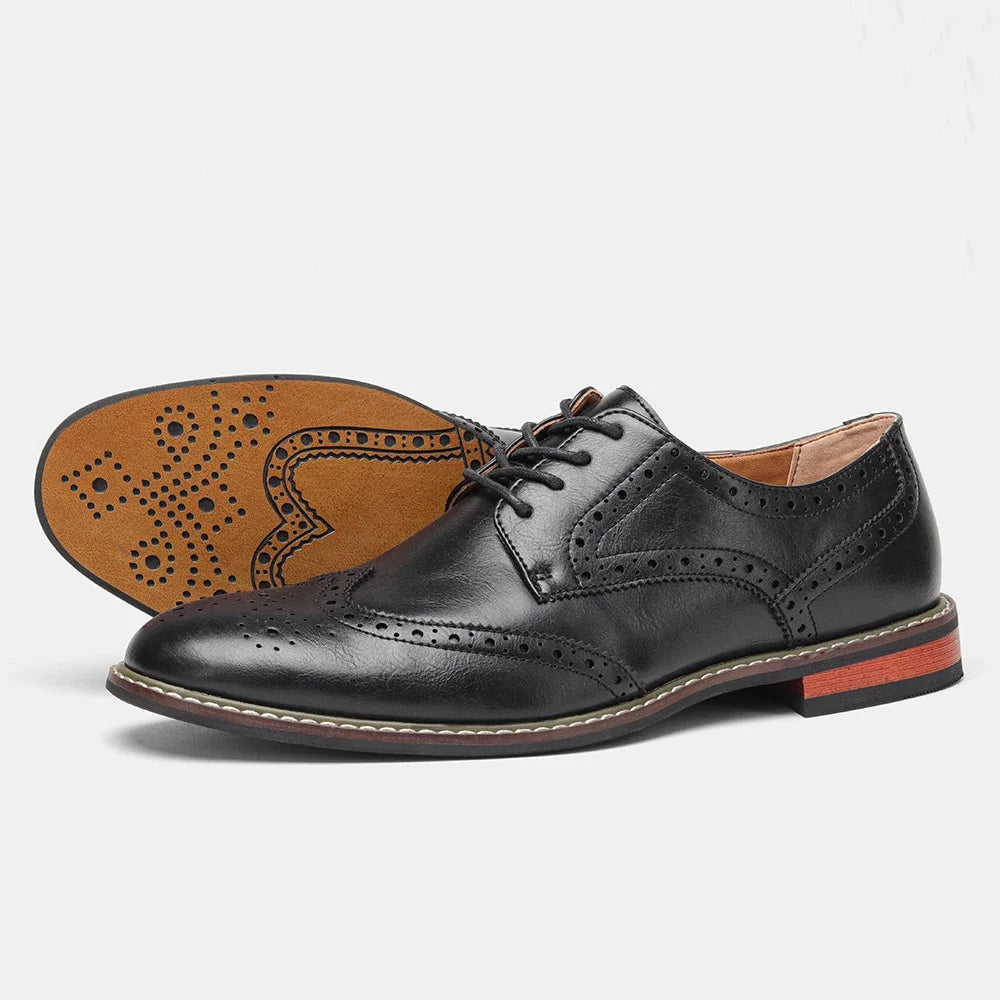 Heren Schoenen Oxford Brogues Met Gelaagde Zool 9