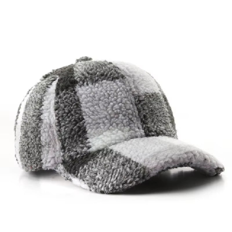 Heren Sherpa Pet met Ruitpatroon 2