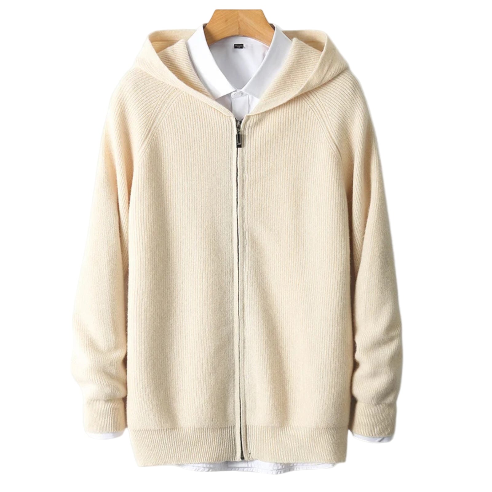 Heren Shirt Kap Met Rits Casual Luxe 0