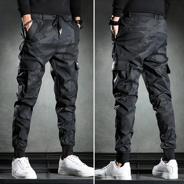 Heren Slim-Fit Chinobroek Zwart 4