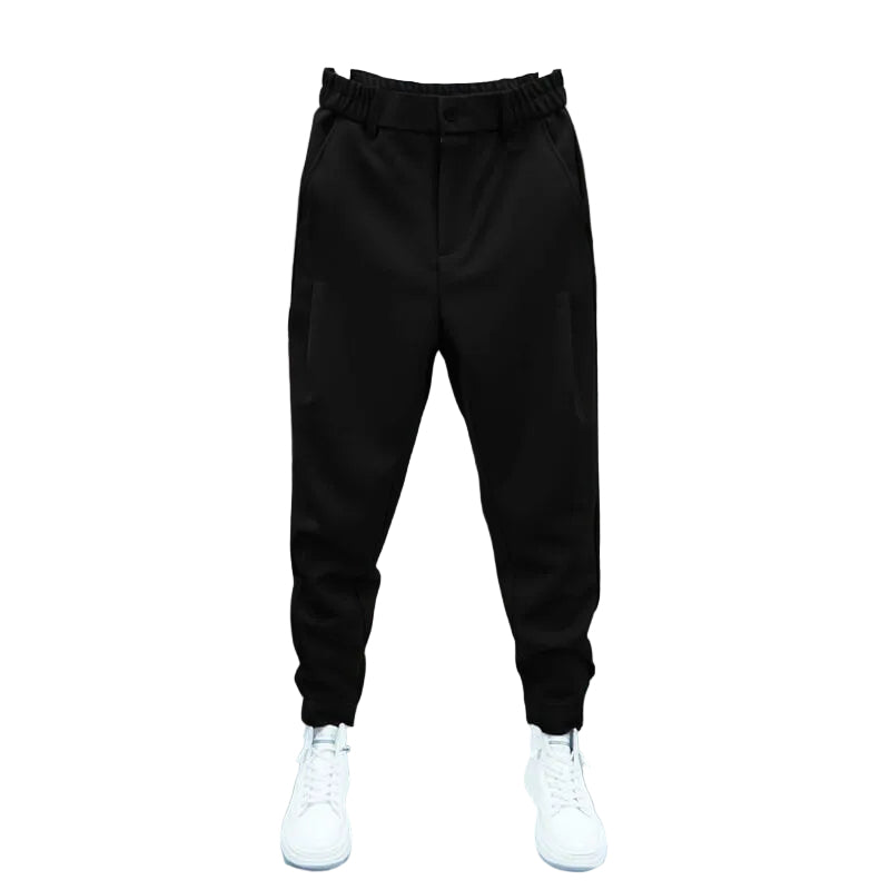 Heren Smart-Casual Broek Met Verfijnde Pasvorm 0