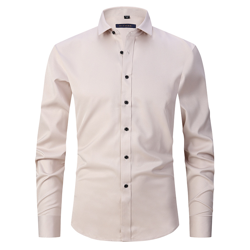 Heren Smart Casual Overhemd Kreukvrij Stretch 10