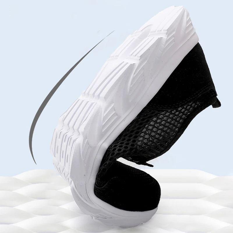 Heren Sneakers Casual Ademend Slip-On Lichtgewicht Rubber 3