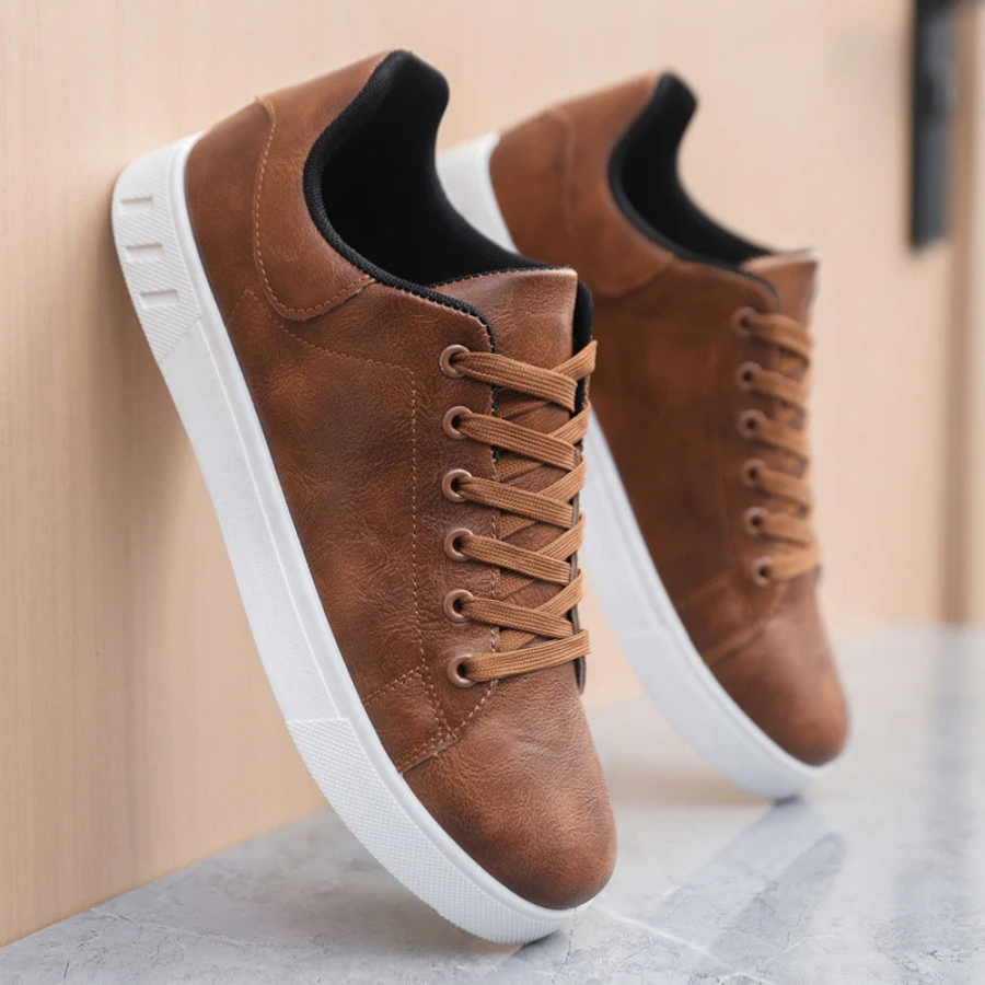 Heren Sneakers Casual Met Veters Laag Design 2