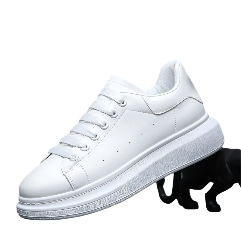 Heren Sneakers Stijlvol Leer Ademend 0
