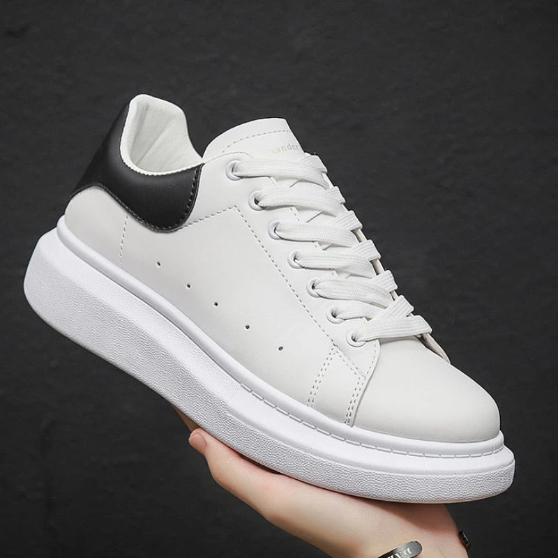Heren Sneakers Stijlvol Leer Ademend 6