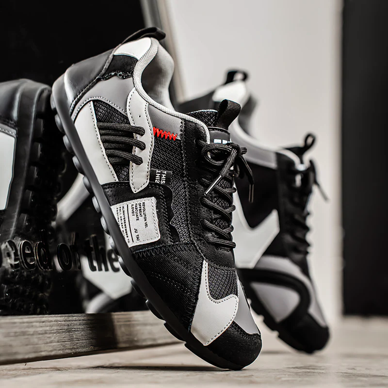 Heren Sneakers met Gelaagd Design 4