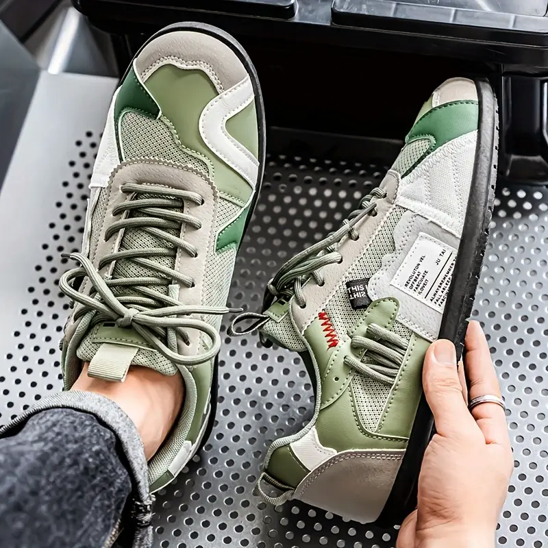 Heren Sneakers met Gelaagd Design 8