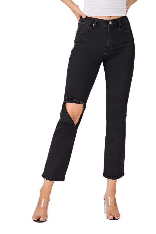 Heren Spijkerbroek Distressed Denim Casual Pasvorm 0