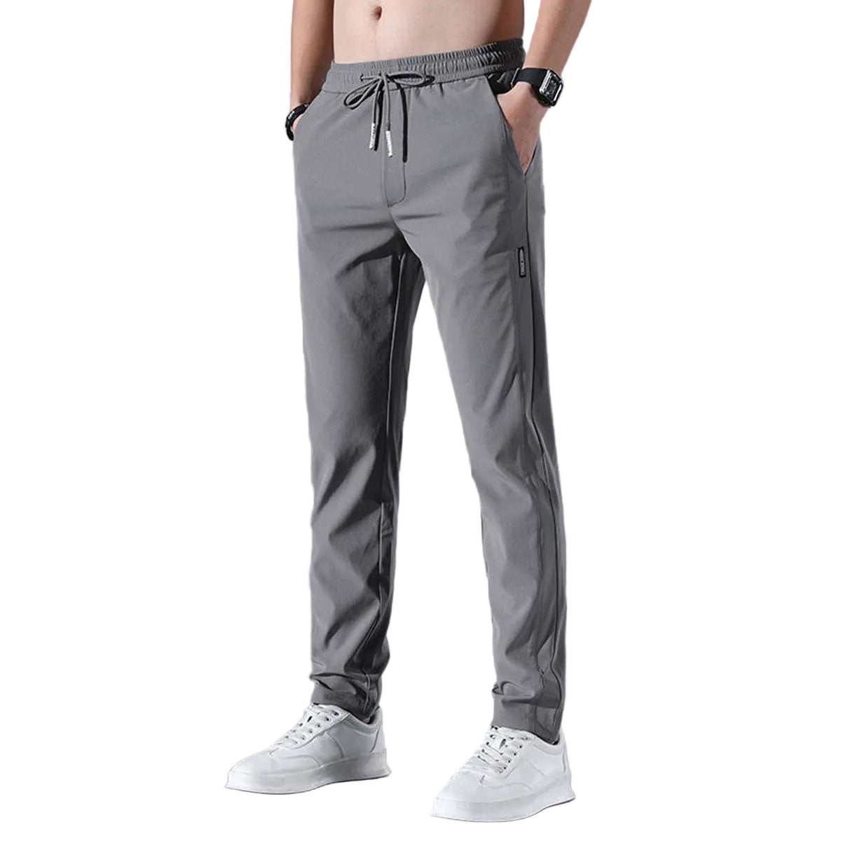 Heren Sportbroek Met Stretch 0