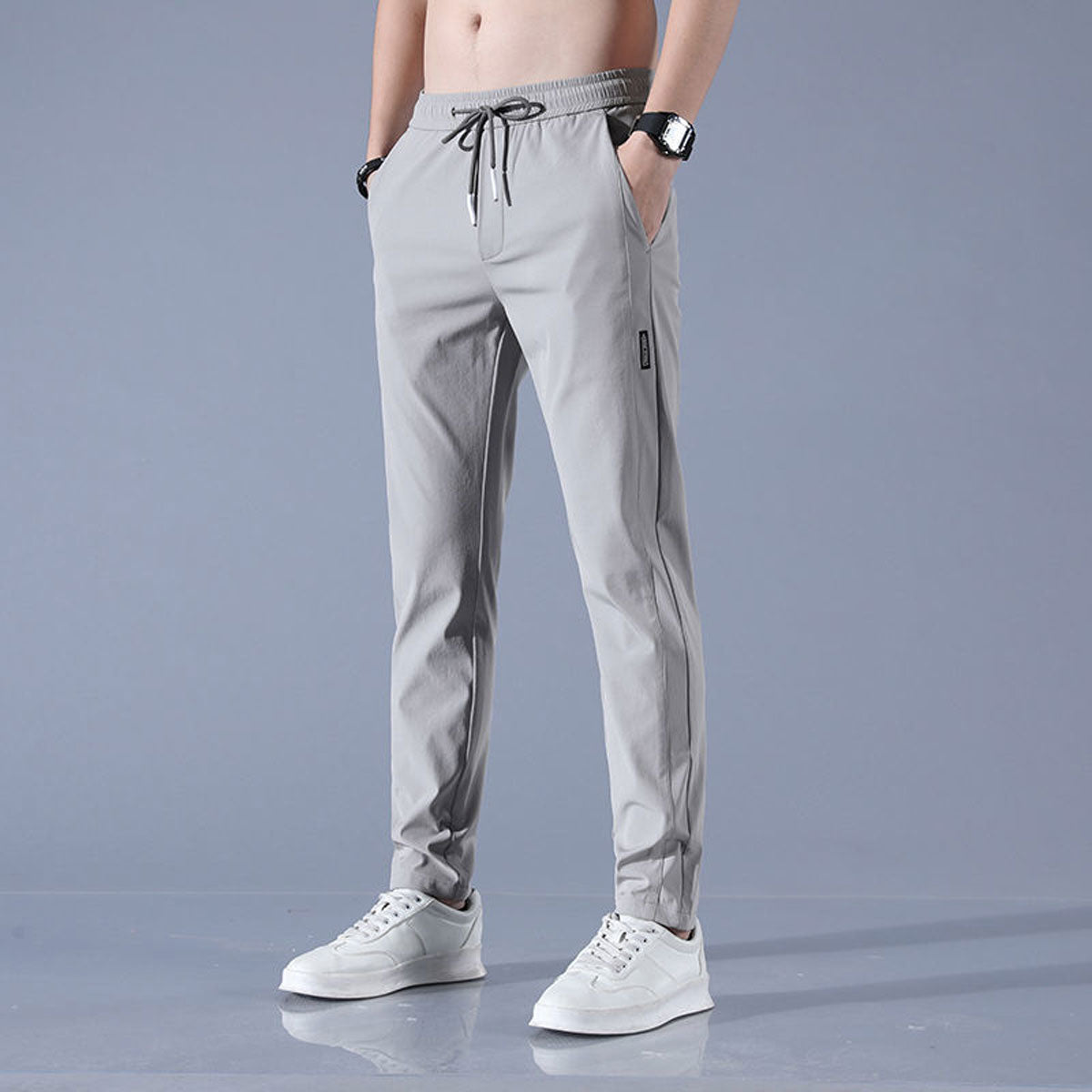 Heren Sportbroek Met Stretch 2