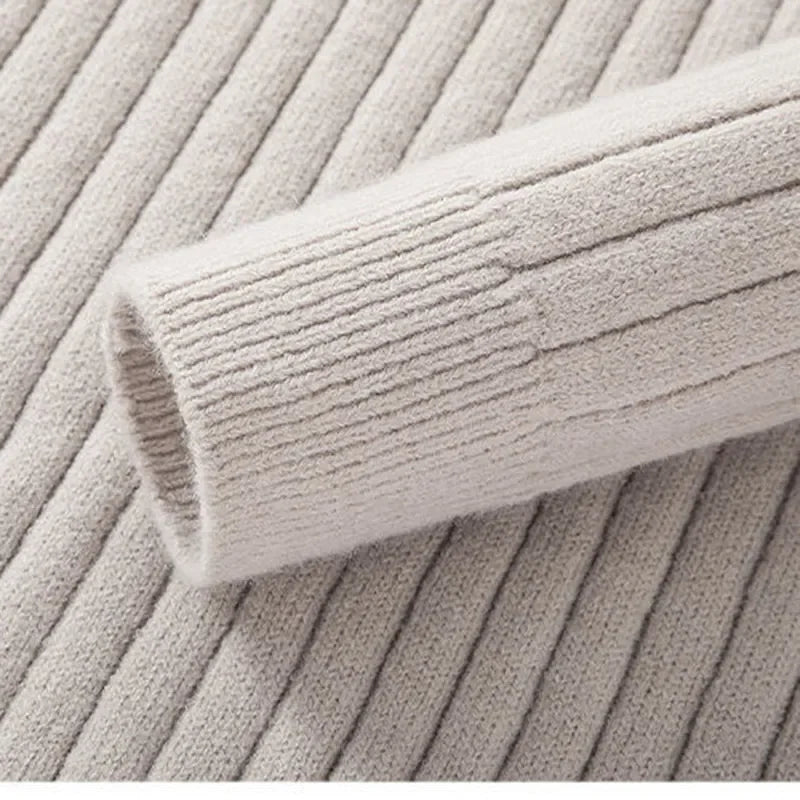 Heren Sweater met Halve Rits en Hoge Kraag 4