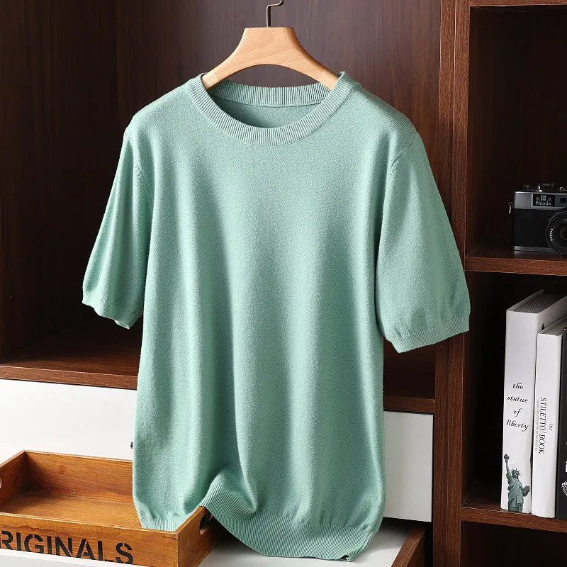 Heren T-shirt Ronde Hals Casual 8