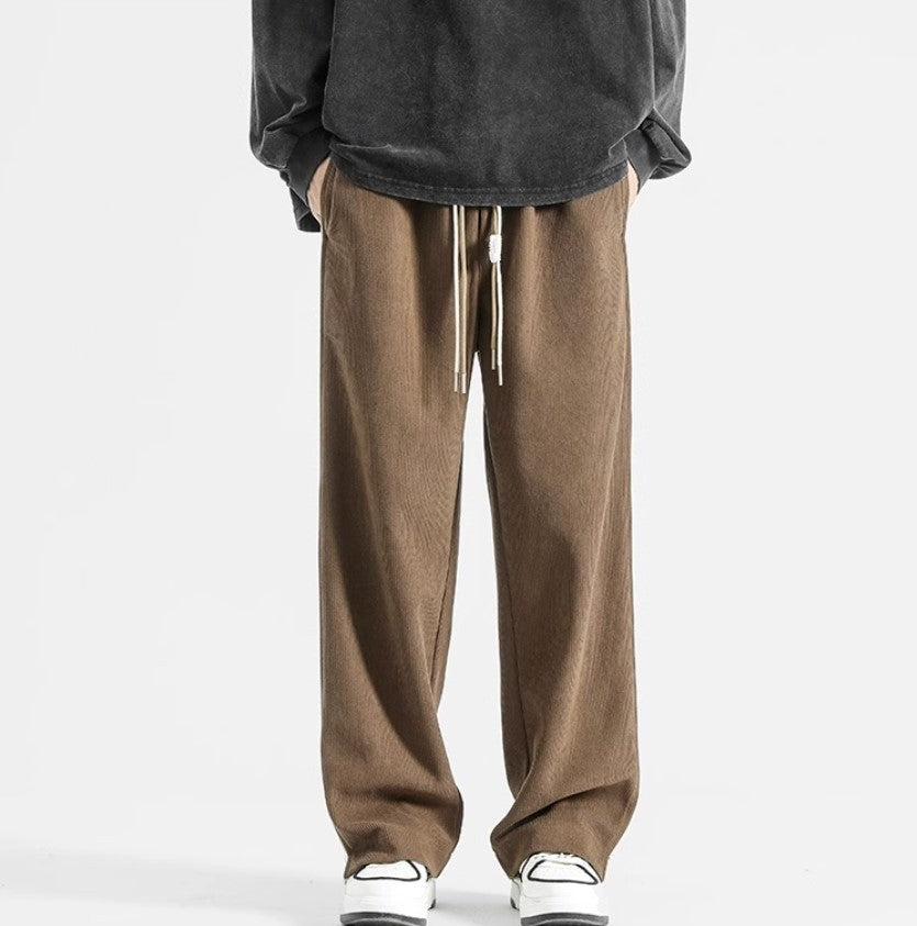 Heren Trainingsbroek Corduroy Met Zijstreep 2